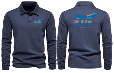 CHARLATTETWON AIRPORT LONG SLEEVE POLO